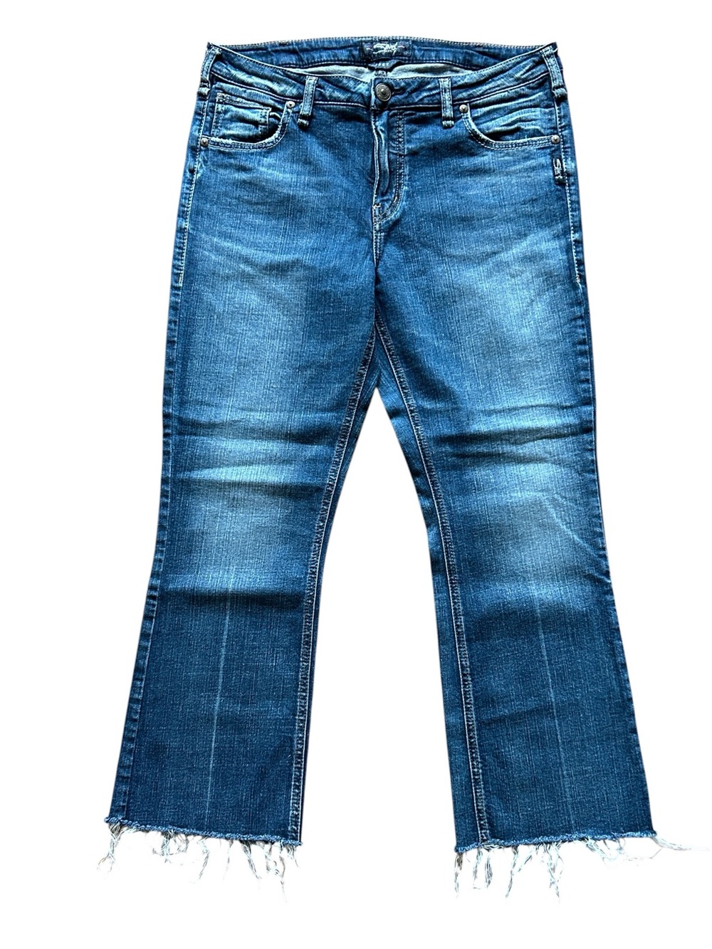 Silver Izzy Ankle Kicker Jeans